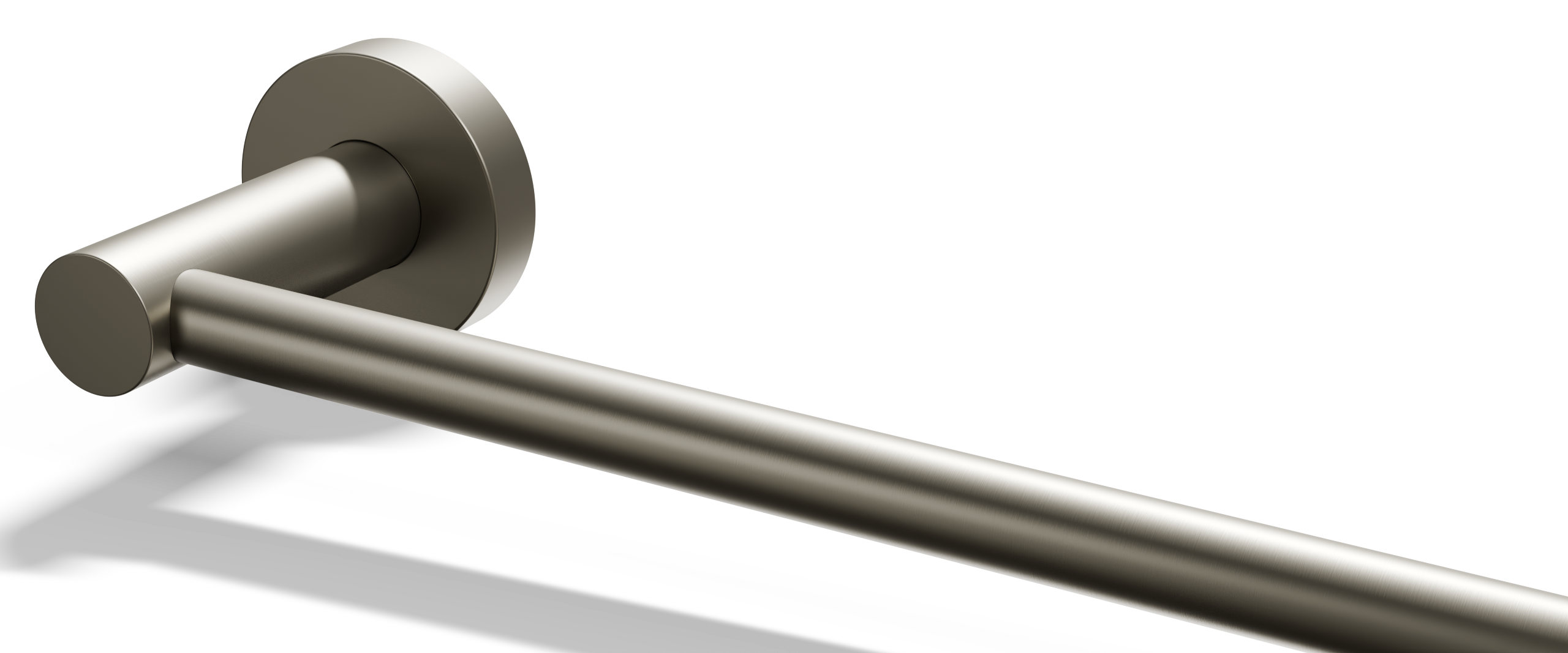 Ovia Milan Hand Towel Holder Brushed Nickel — material