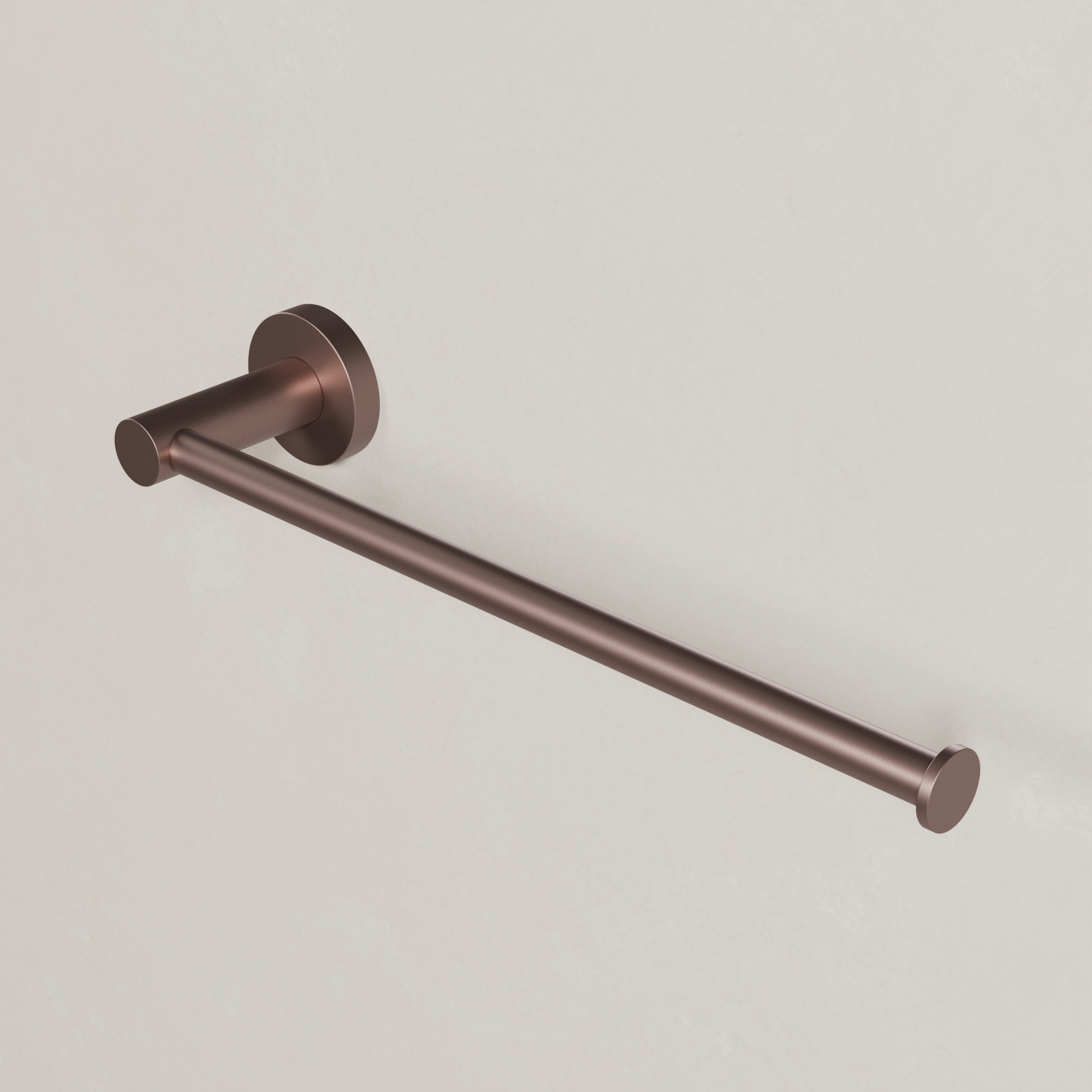 Ovia Milan Hand Towel Holder in Champagne (2/5)