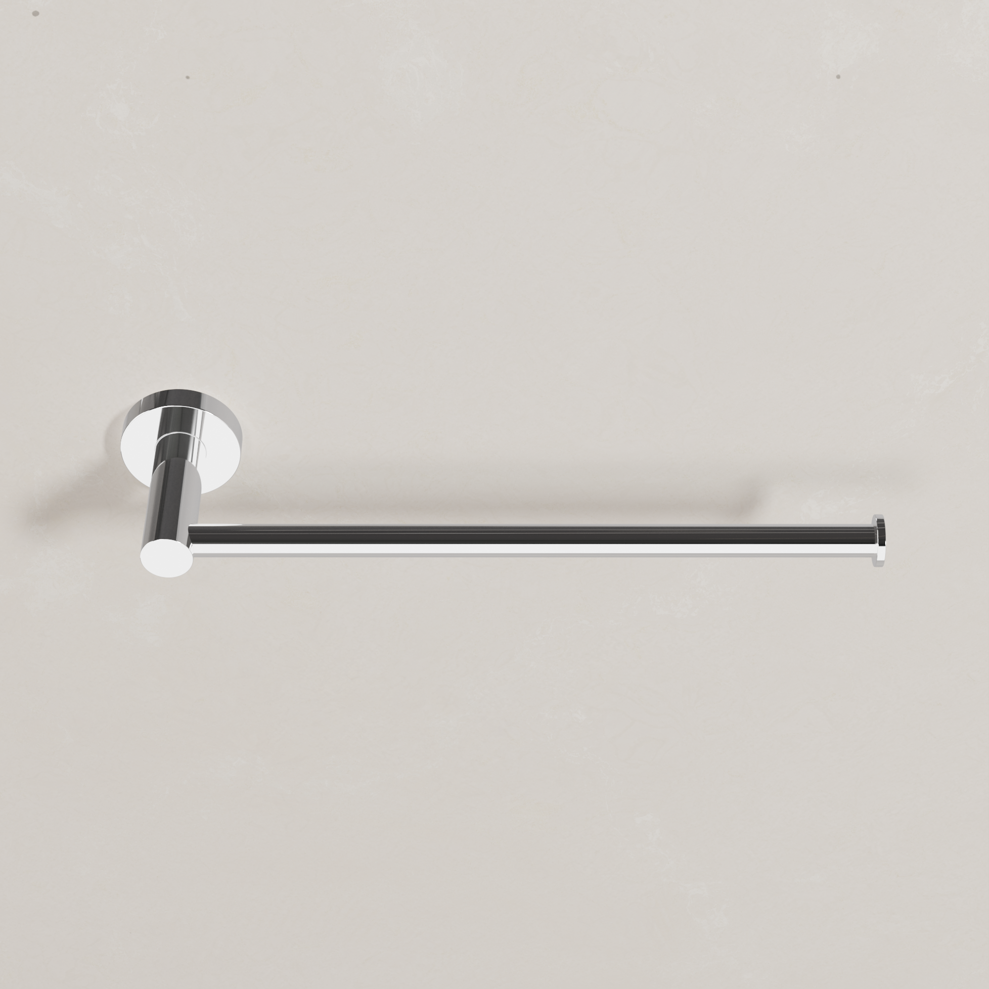 Ovia Milan Hand Towel Holder in Chrome (3/5)