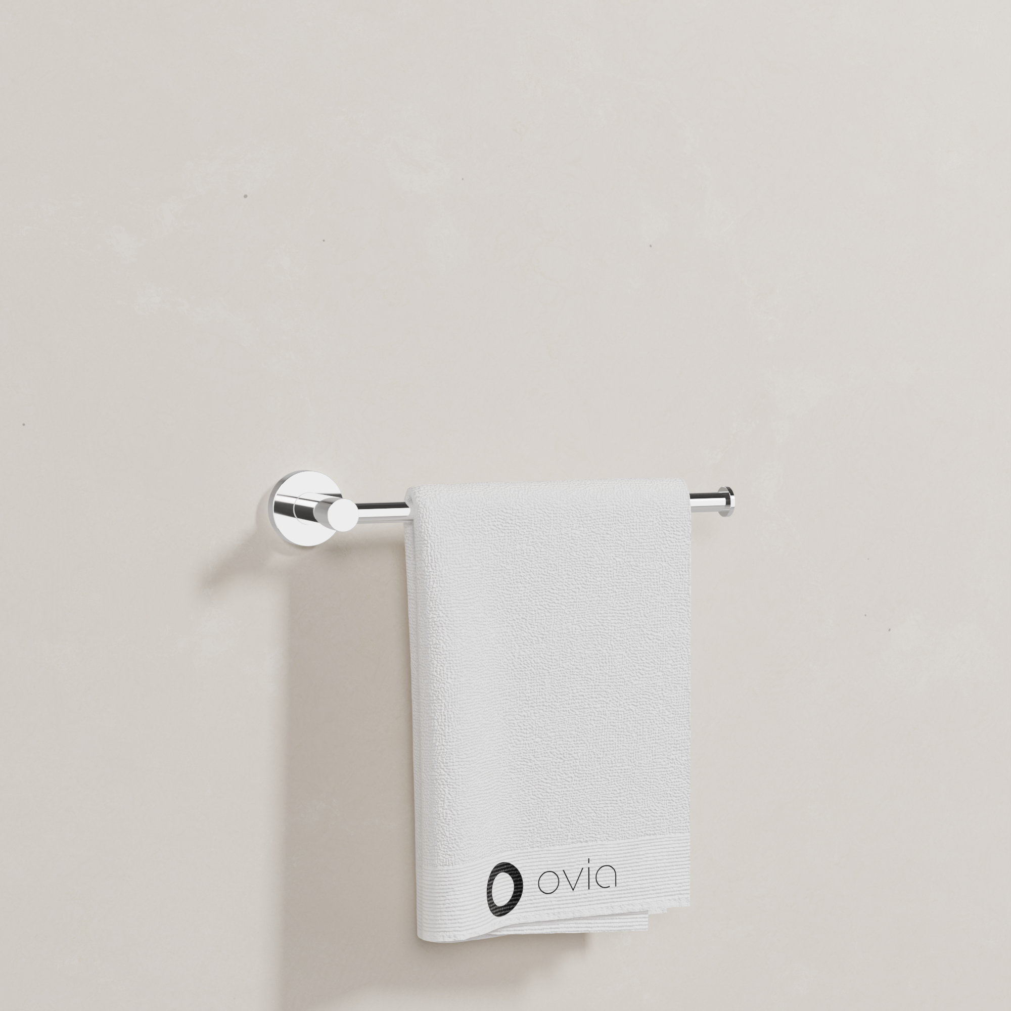 Ovia Milan Hand Towel Holder in Chrome (4/5)