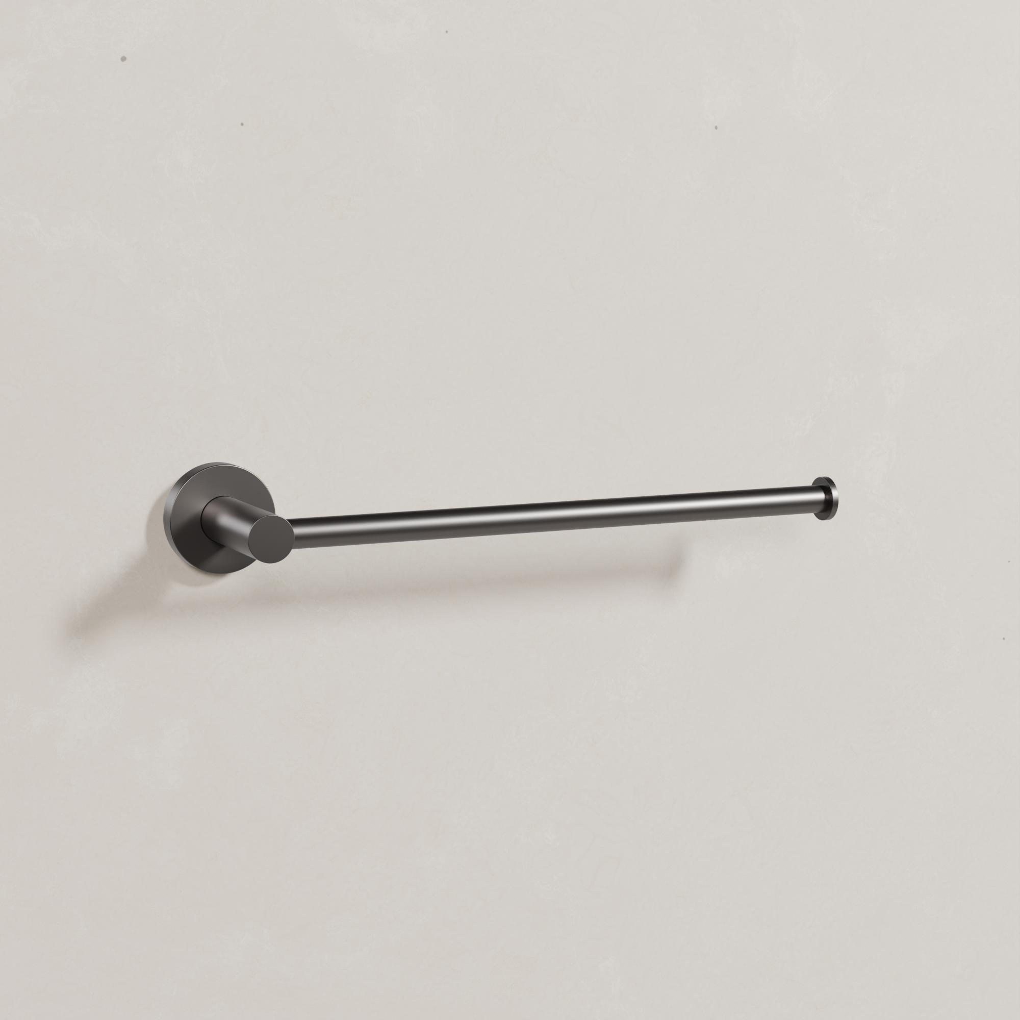 Ovia Milan Hand Towel Holder in Gun Metal (1/5)