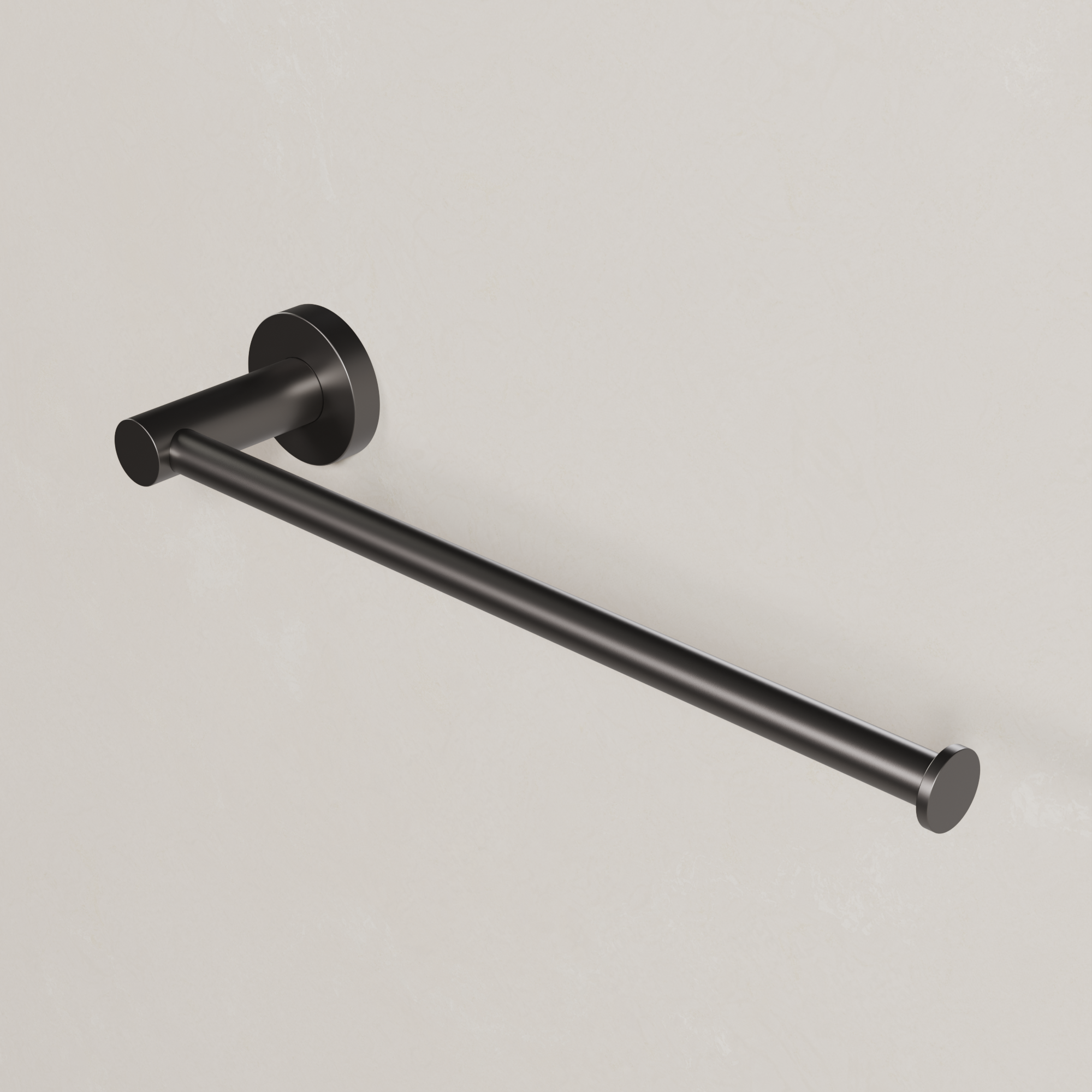 Ovia Milan Hand Towel Holder in Gun Metal (2/5)