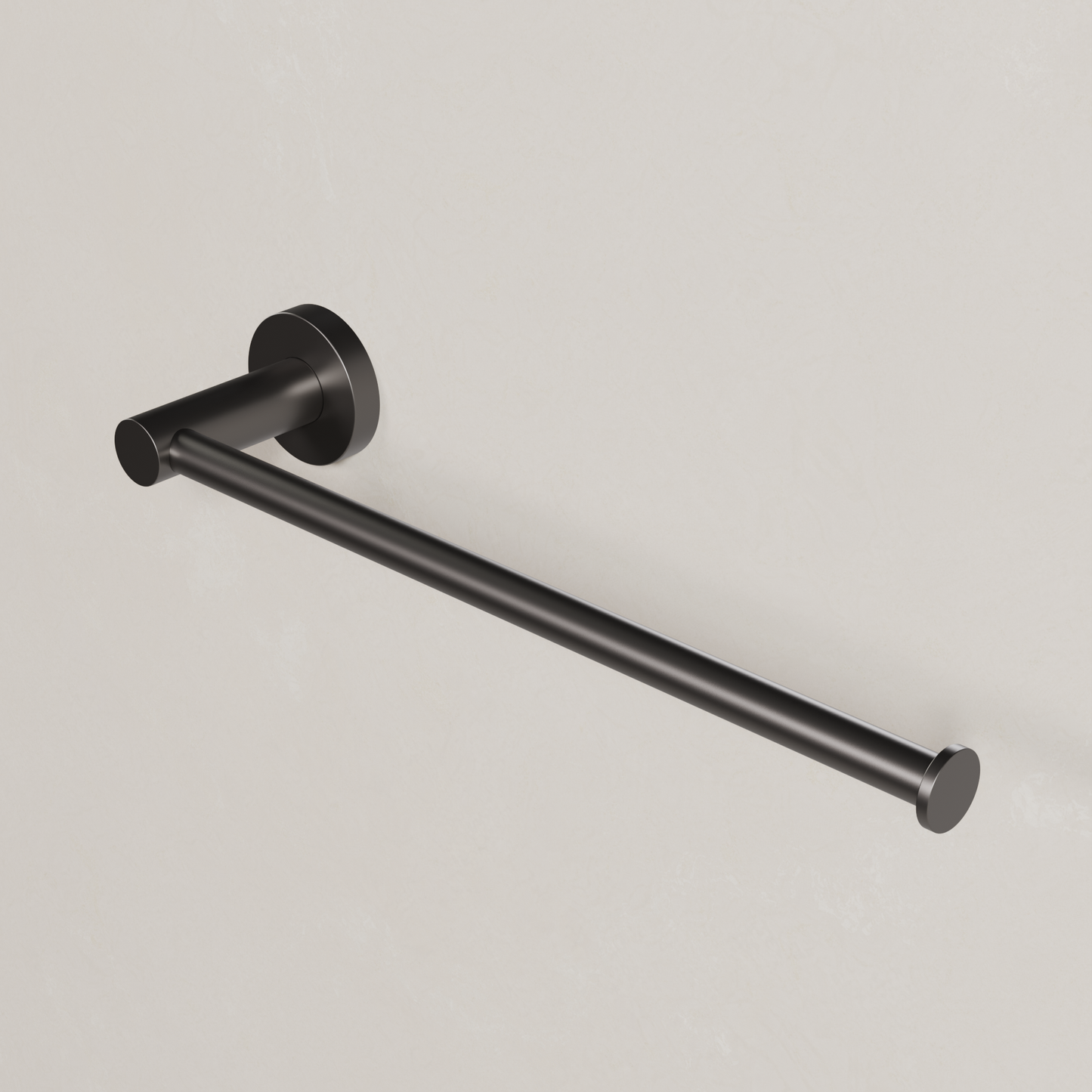 Ovia Milan Hand Towel Holder in Gun Metal (2/5)