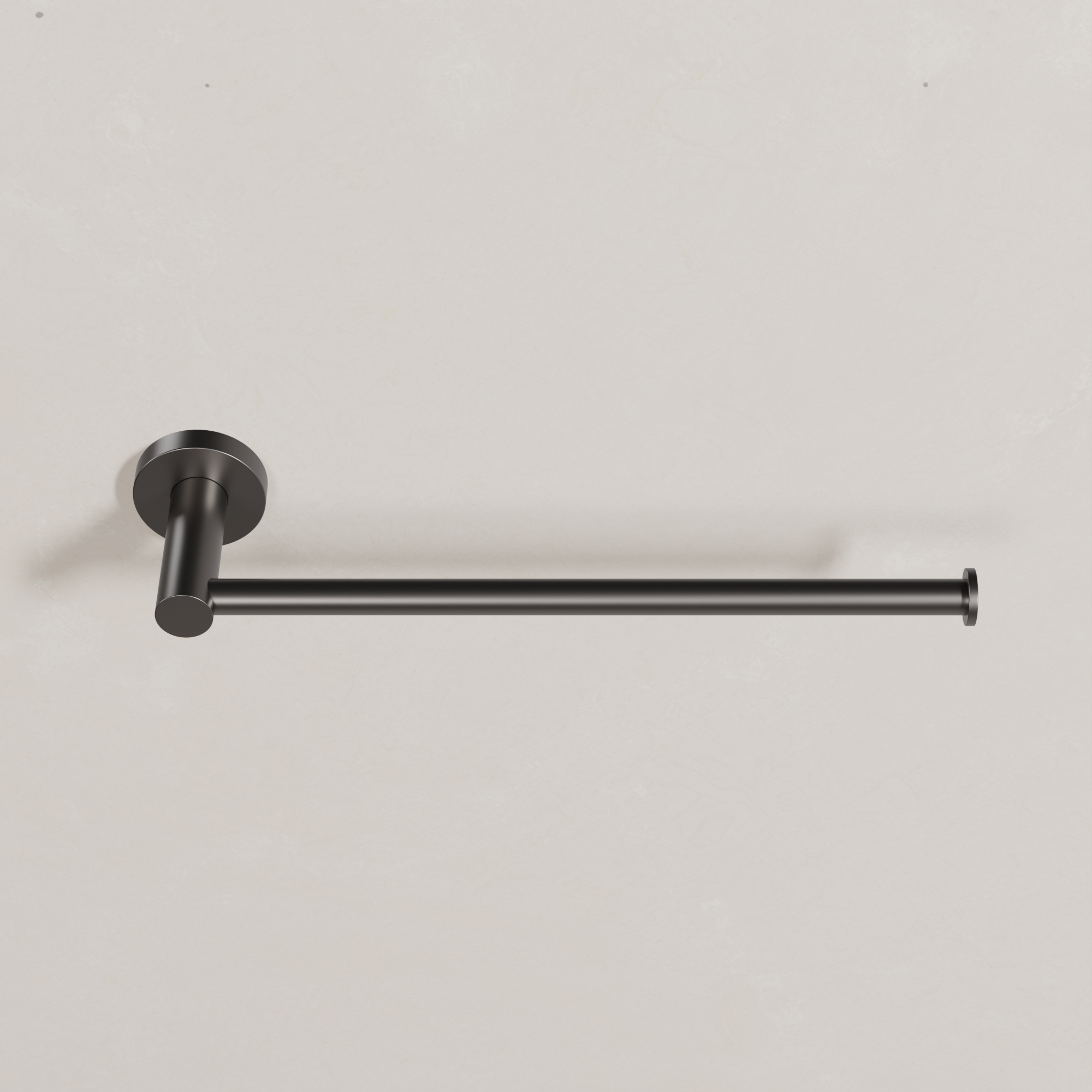 Ovia Milan Hand Towel Holder in Gun Metal (3/5)