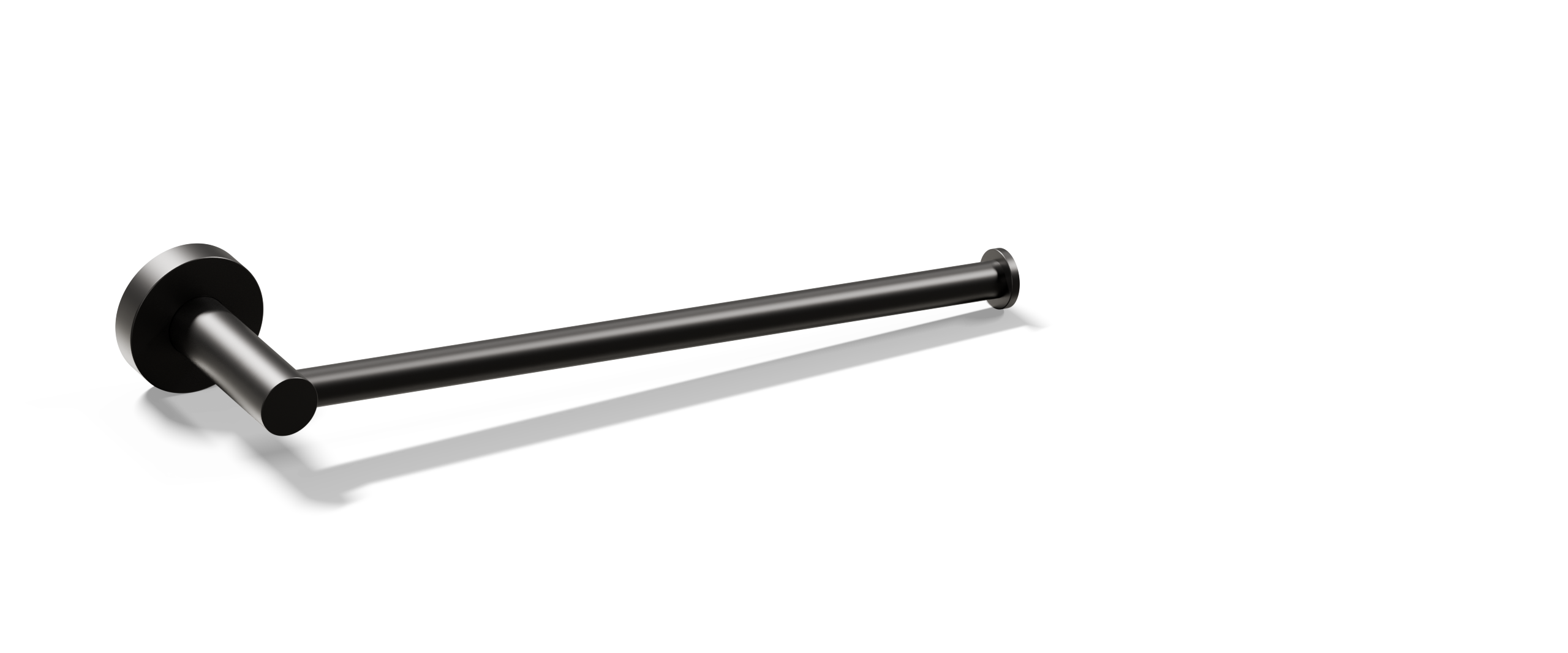 Ovia Milan Hand Towel Holder Gun Metal — detail
