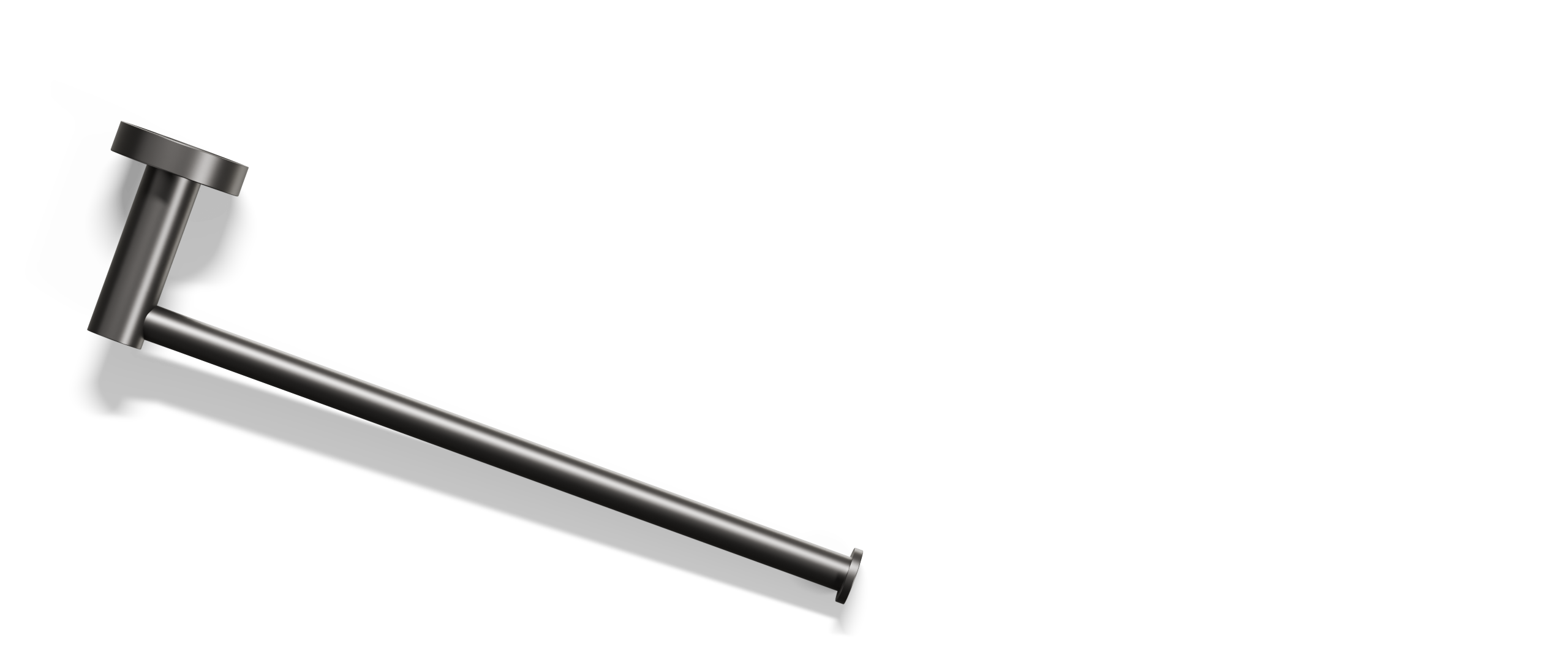 Ovia Milan Hand Towel Holder Gun Metal — full system