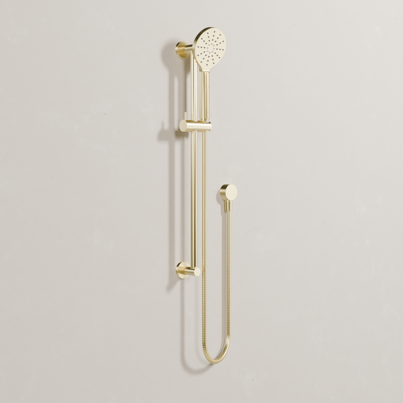 Ovia Milan Rail Shower in Brushed Gold (1/3)