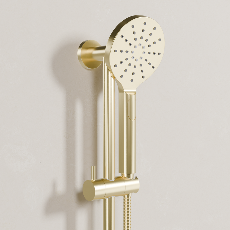Ovia Milan Rail Shower in Brushed Gold (2/3)
