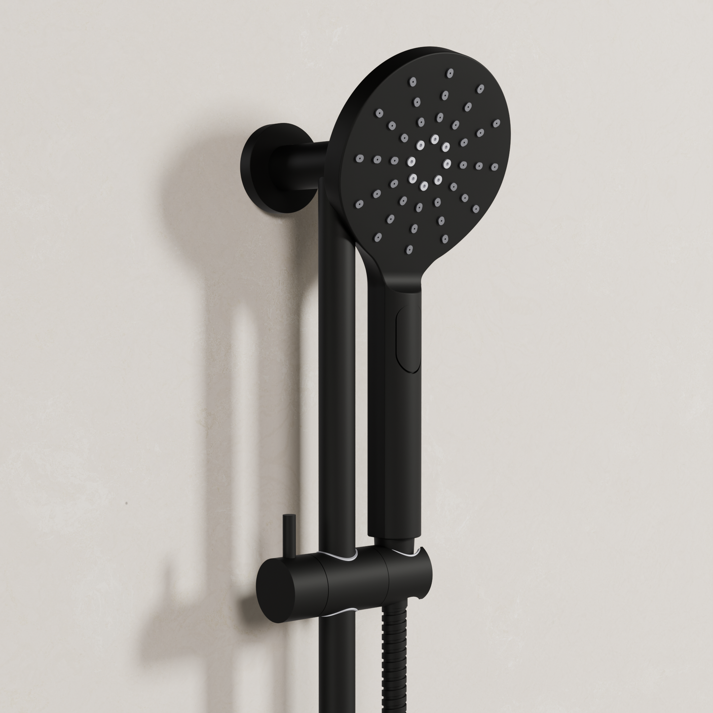 Ovia Milan Rail Shower in Matte Black (2/3)
