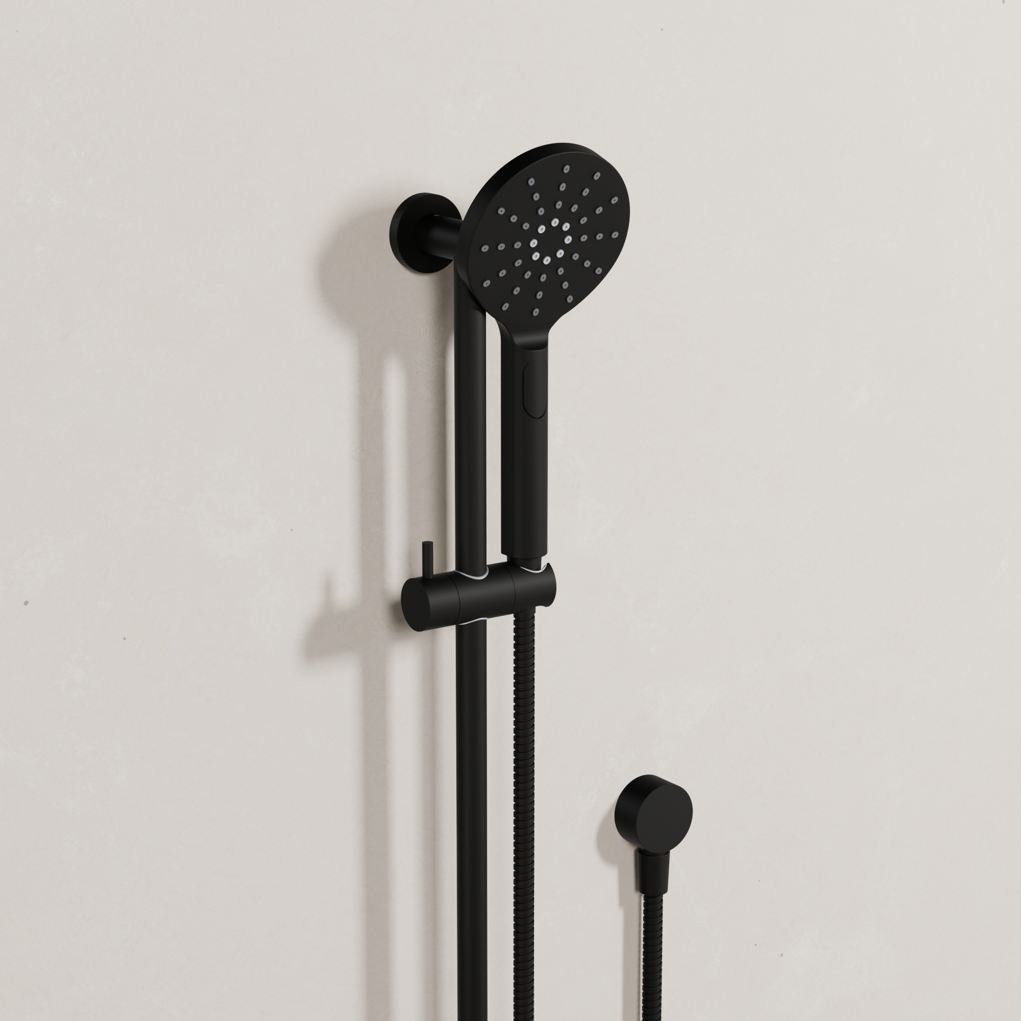 Ovia Milan Rail Shower in Matte Black (3/3)