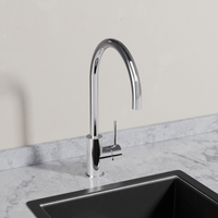 Ovia Milan Gooseneck Kitchen Mixer in Chrome (3/5)