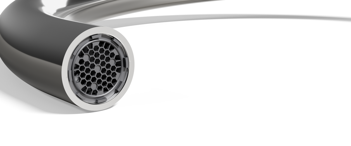 Ovia Milan Gooseneck Kitchen Mixer Chrome — material