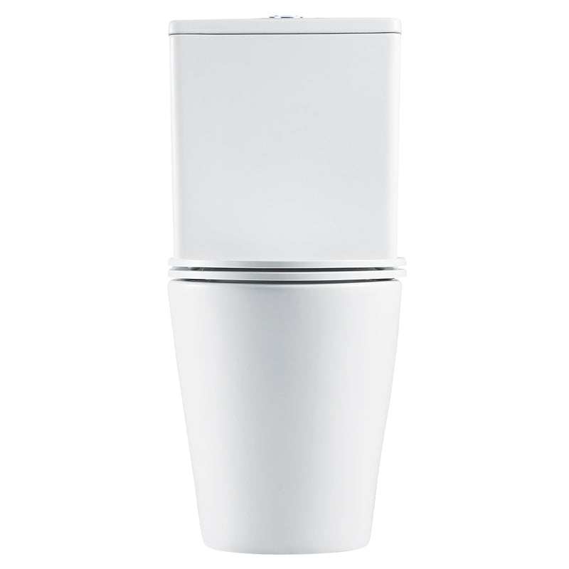 Ovia Rimless London Back-to-Wall Toilet Suite - Gloss White