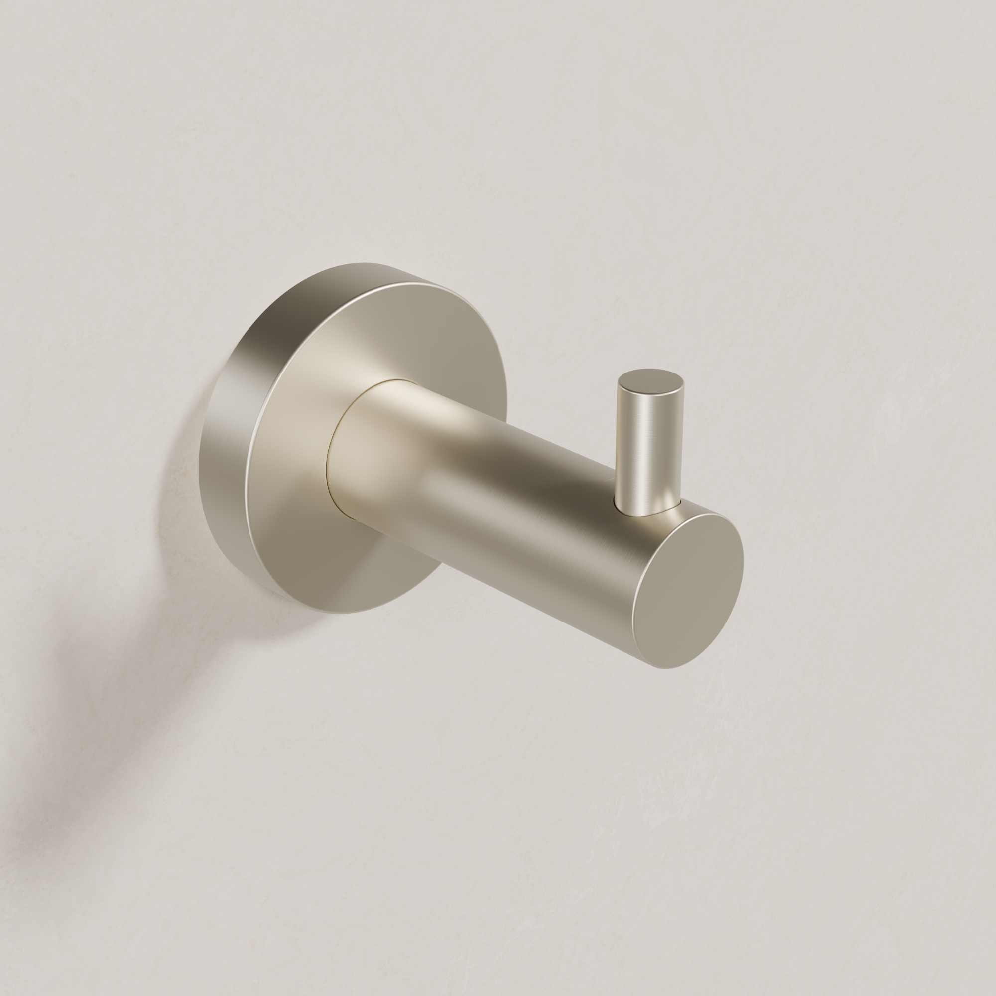 Ovia Milan Robe Hook in Brushed Nickel (2/3)
