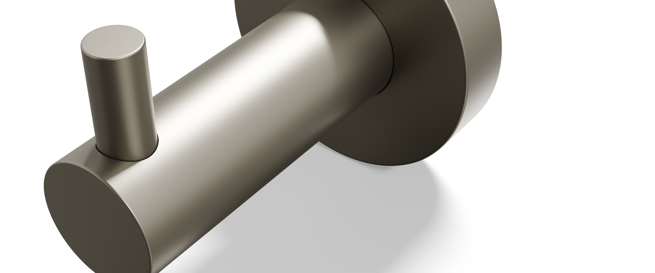 Ovia Milan Robe Hook Brushed Nickel — material