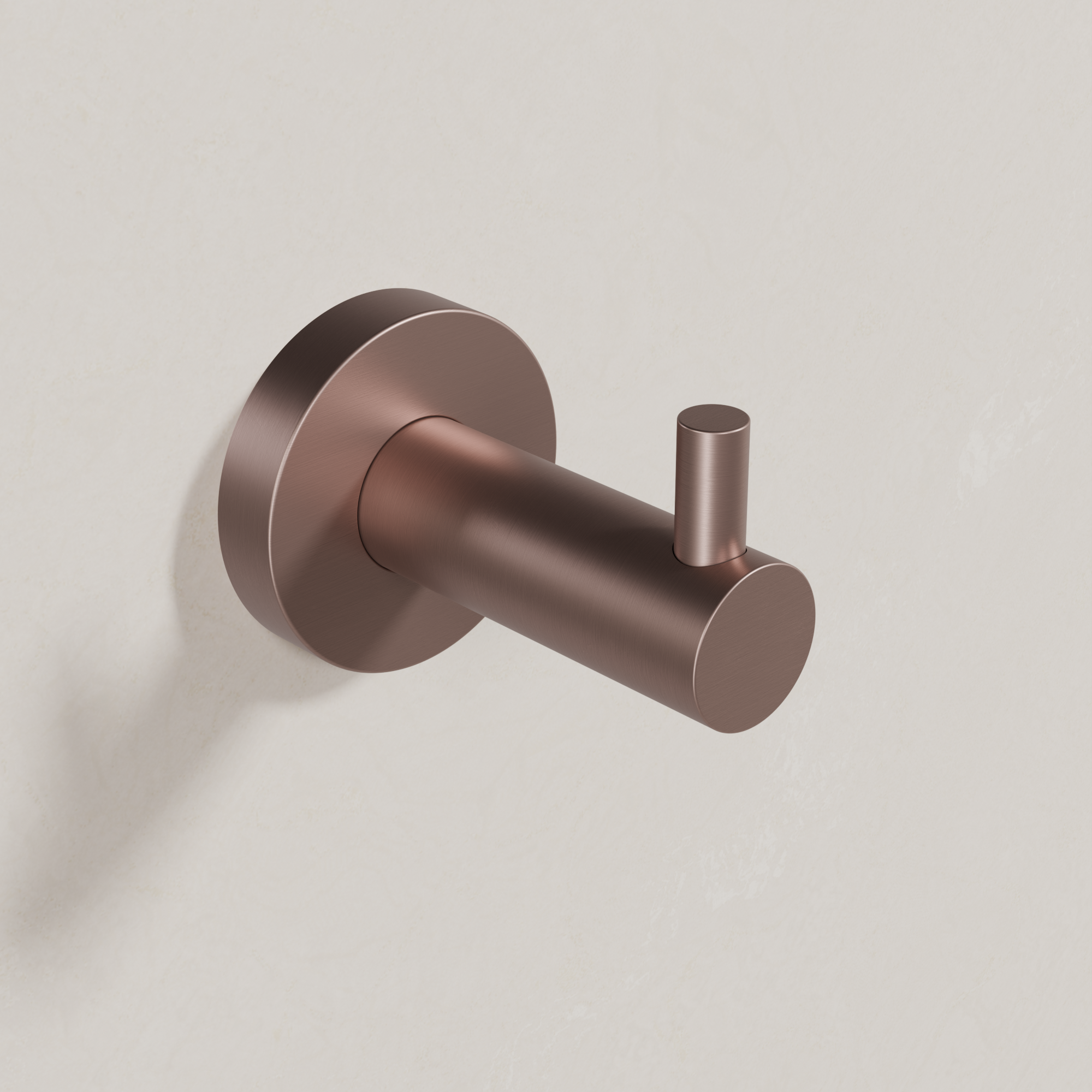 Ovia Milan Robe Hook in Champagne (2/3)