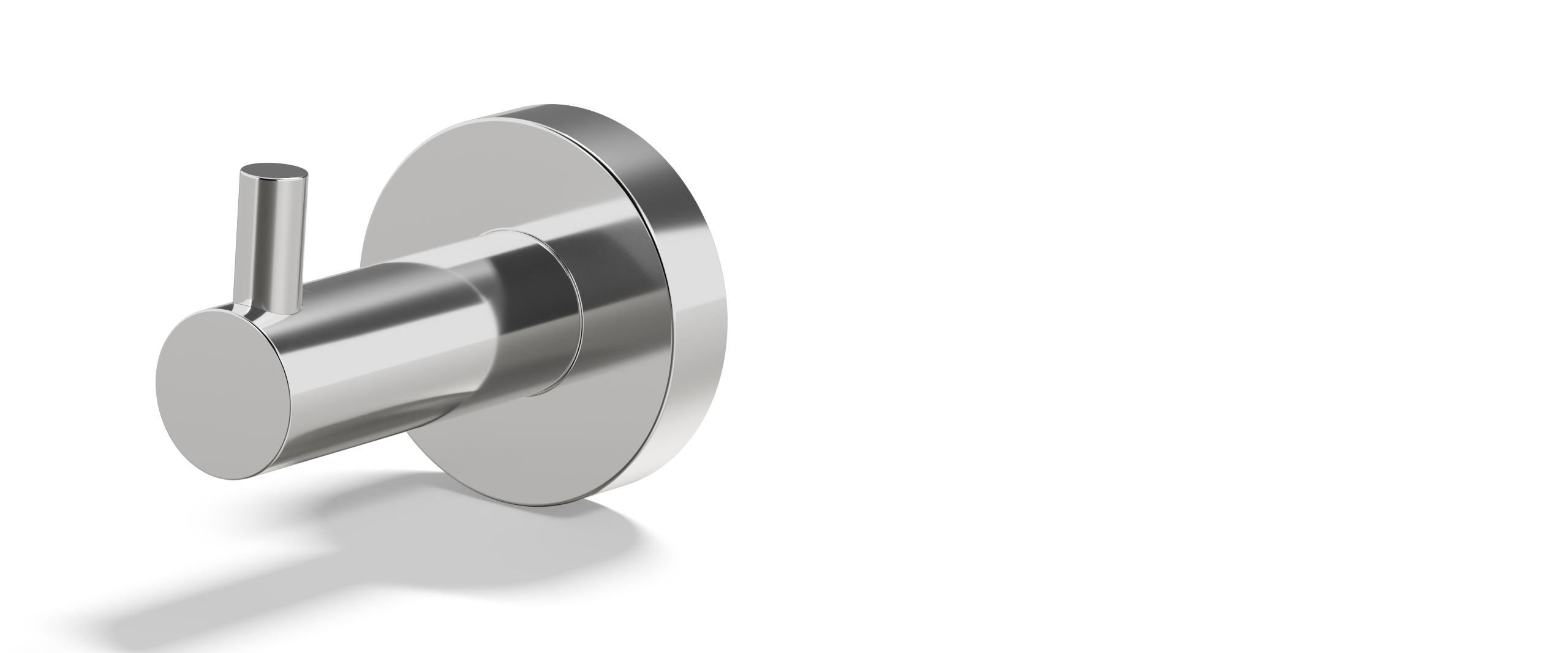 Ovia Milan Robe Hook Chrome — detail