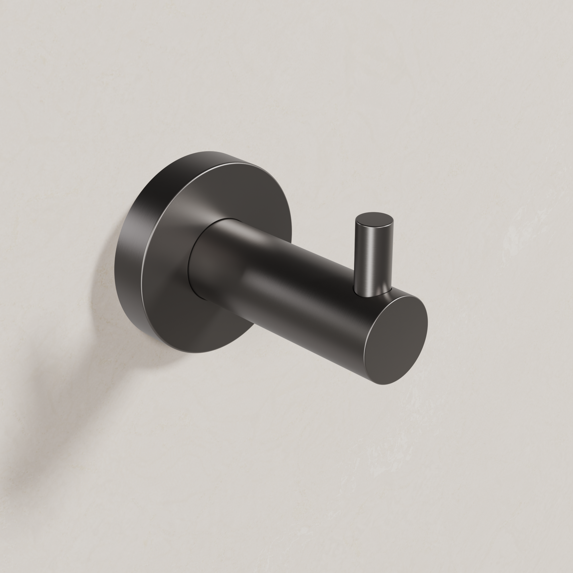 Ovia Milan Robe Hook in Gun Metal (2/3)
