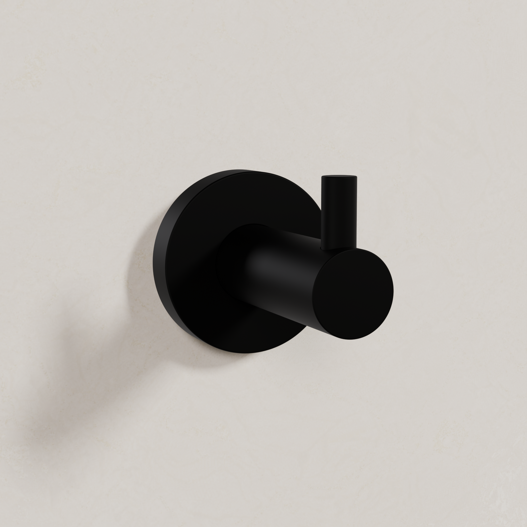 Ovia Milan Robe Hook in Matte Black (1/3)