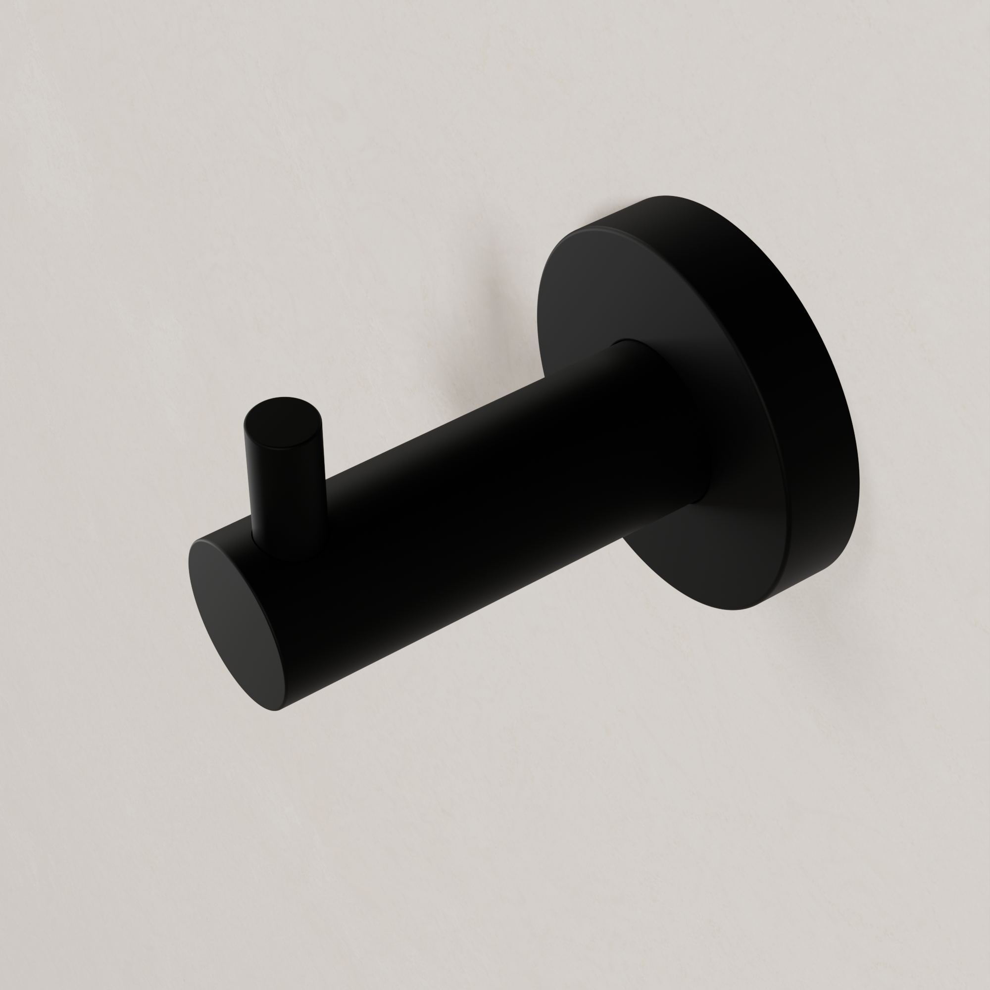 Ovia Milan Robe Hook in Matte Black (3/3)