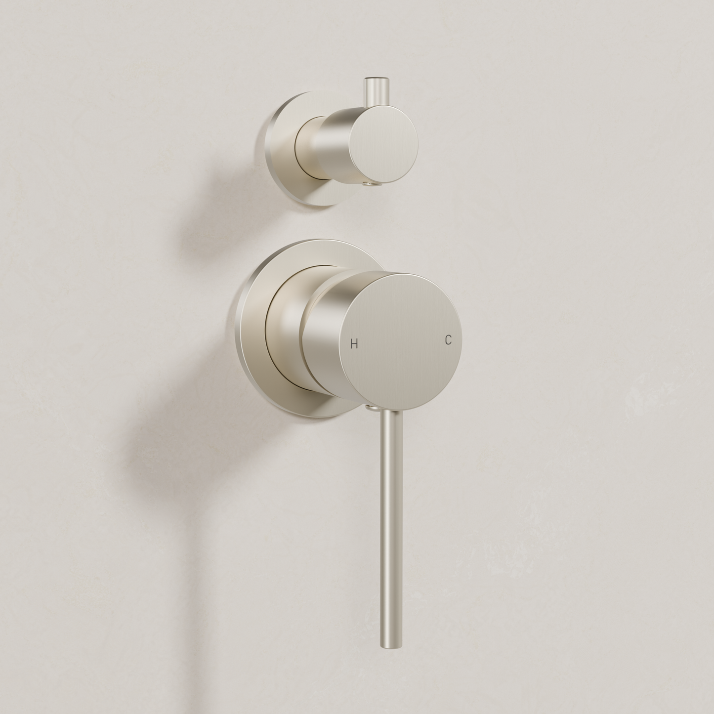 Ovia Milan Shower Mixer with Diverter Brushed Nickel