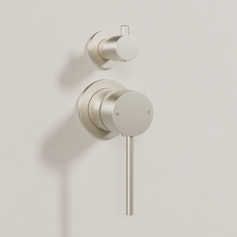 Ovia Milan Shower Mixer with Diverter Brushed Nickel