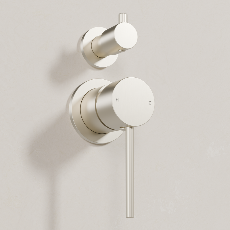 Ovia Milan Shower Mixer with Diverter Brushed Nickel