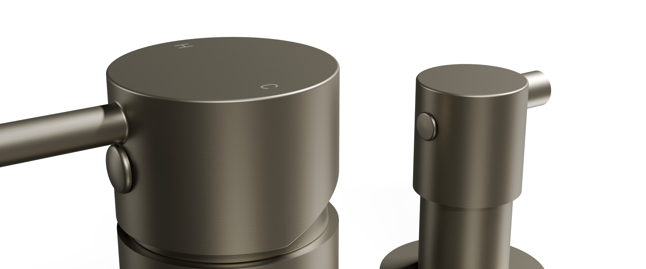 Ovia Milan Shower Mixer with Diverter Brushed Nickel — material