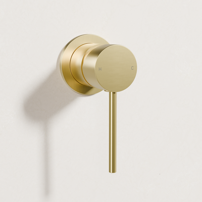 Ovia Milan Wall Mixer Brushed Gold