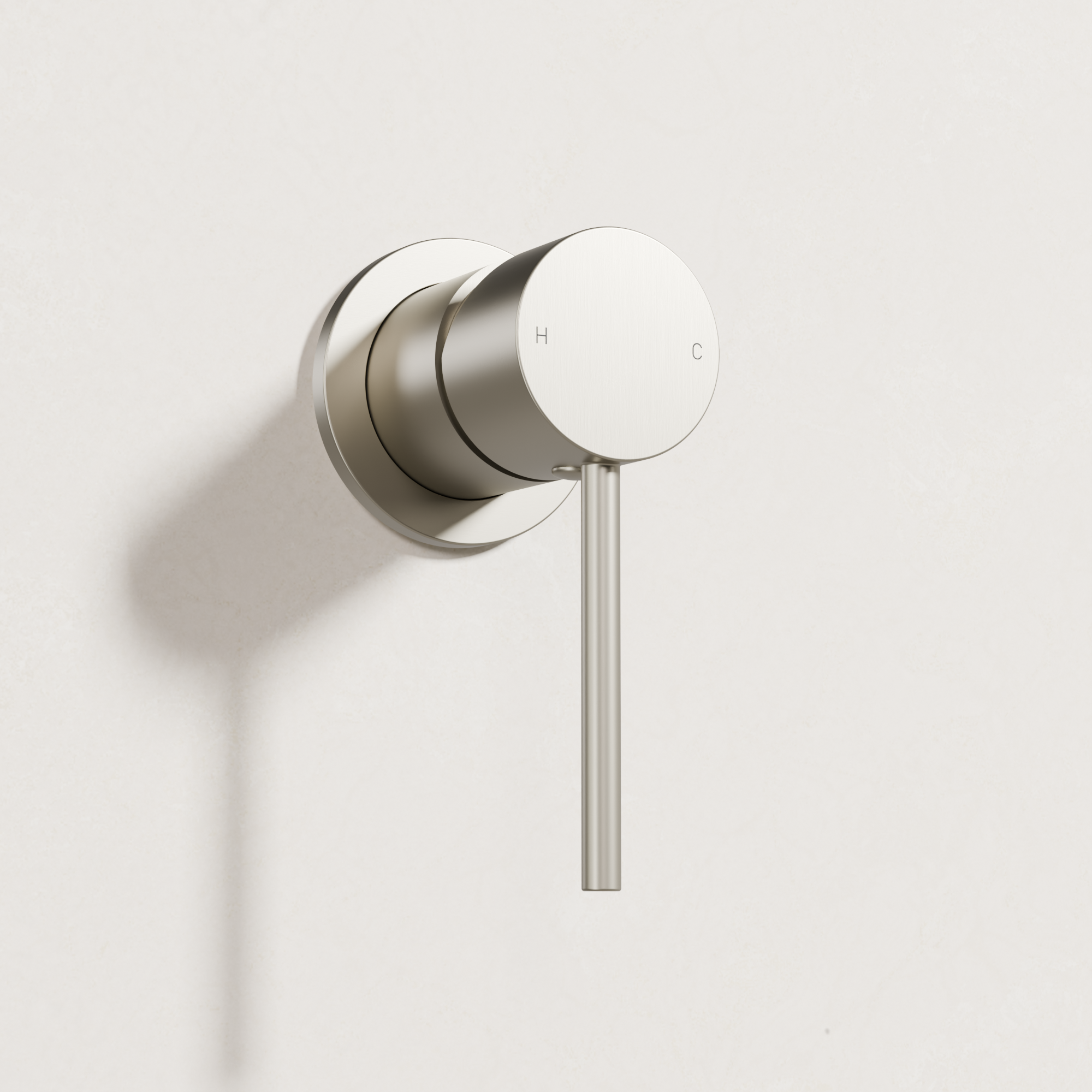Ovia Milan Wall Mixer in Brushed Nickel (3/3)