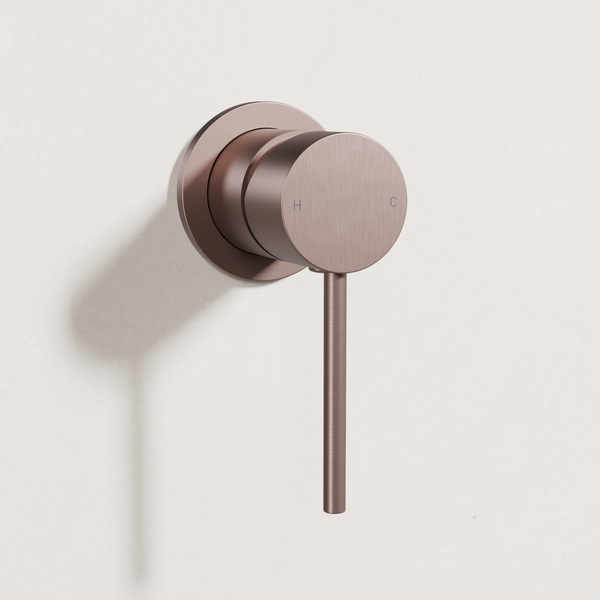 Ovia Milan Wall Mixer Champagne