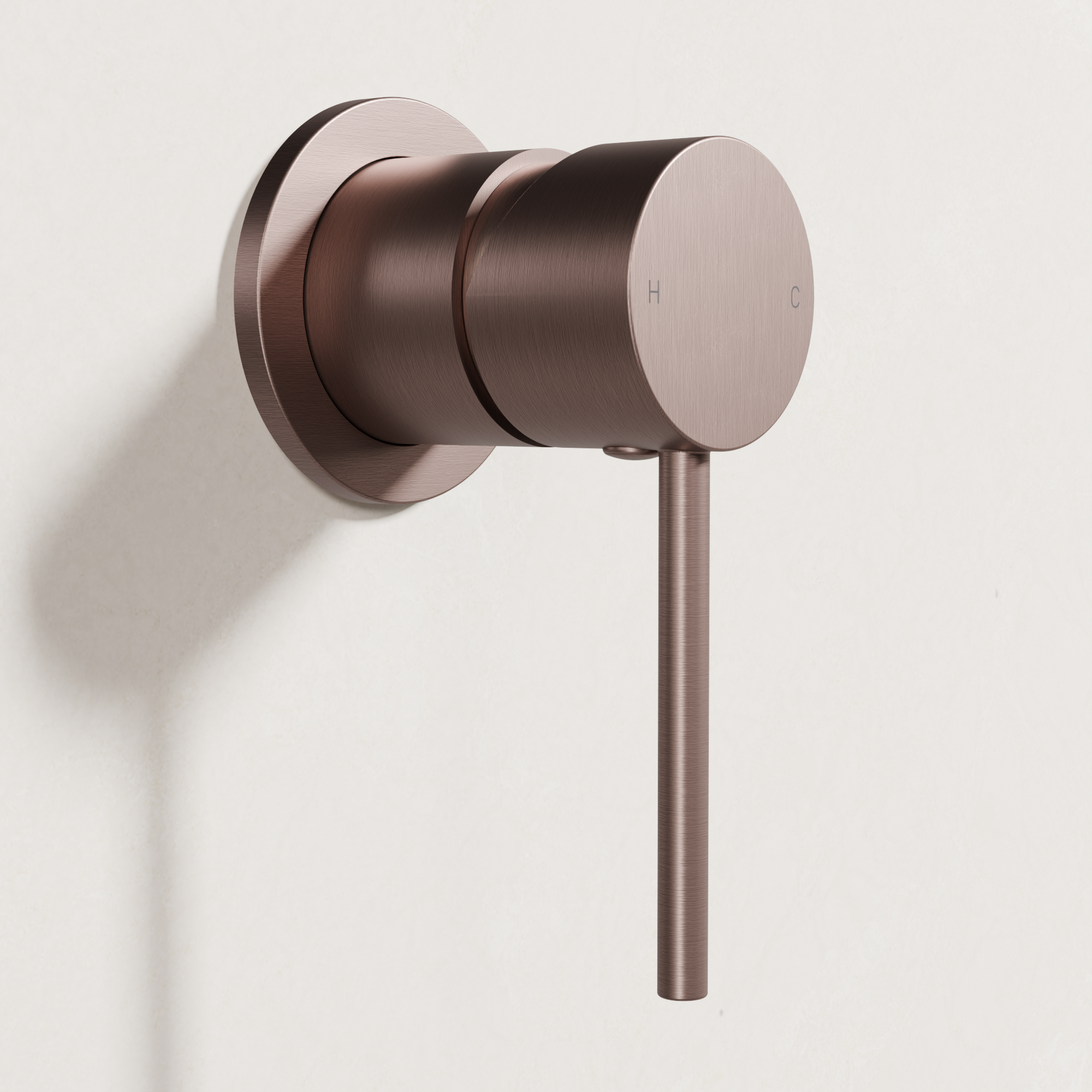 Ovia Milan Wall Mixer in Champagne (2/3)