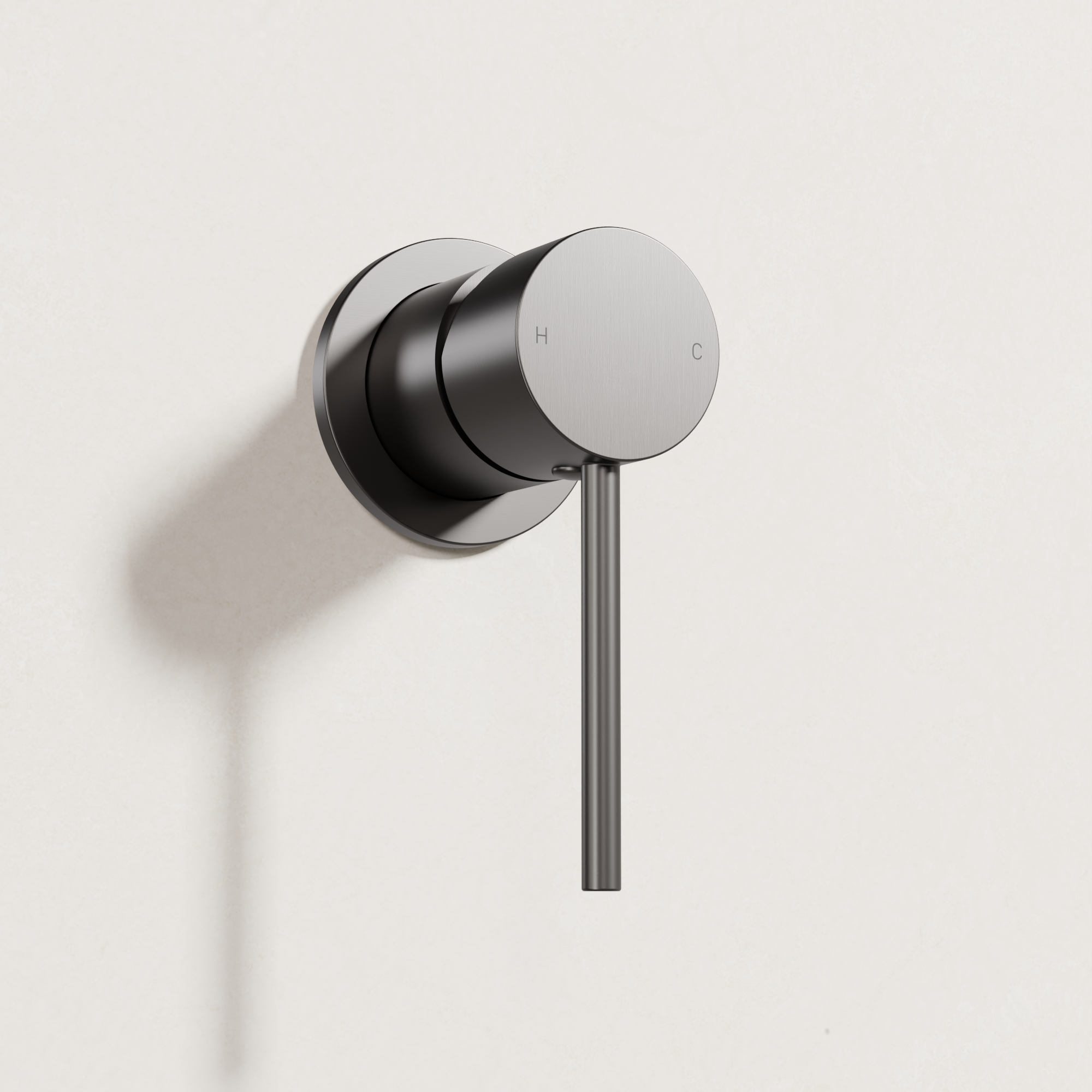 Ovia Milan Wall Mixer in Gun Metal (3/3)