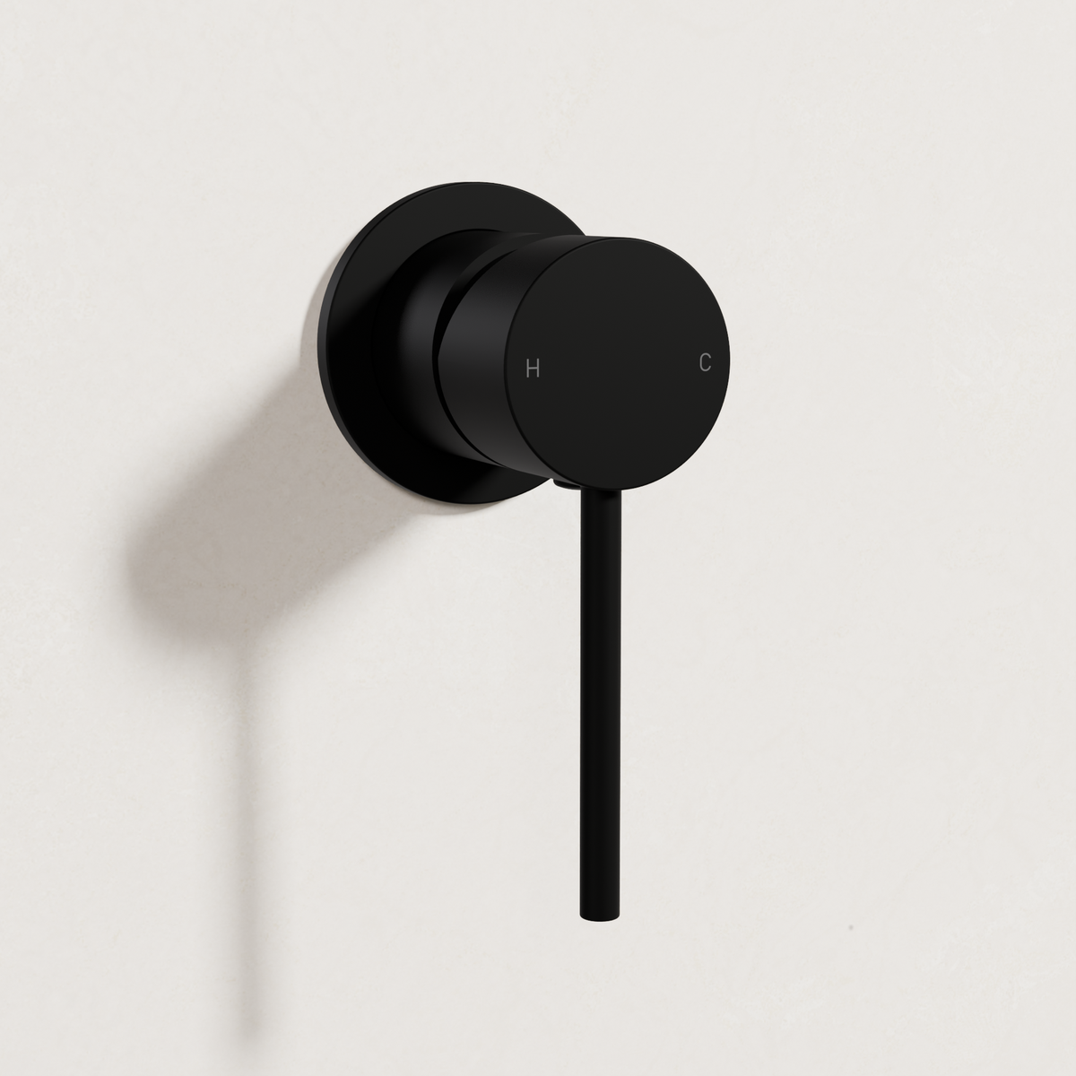 Ovia Milan Wall Mixer in Matte Black (1/3)