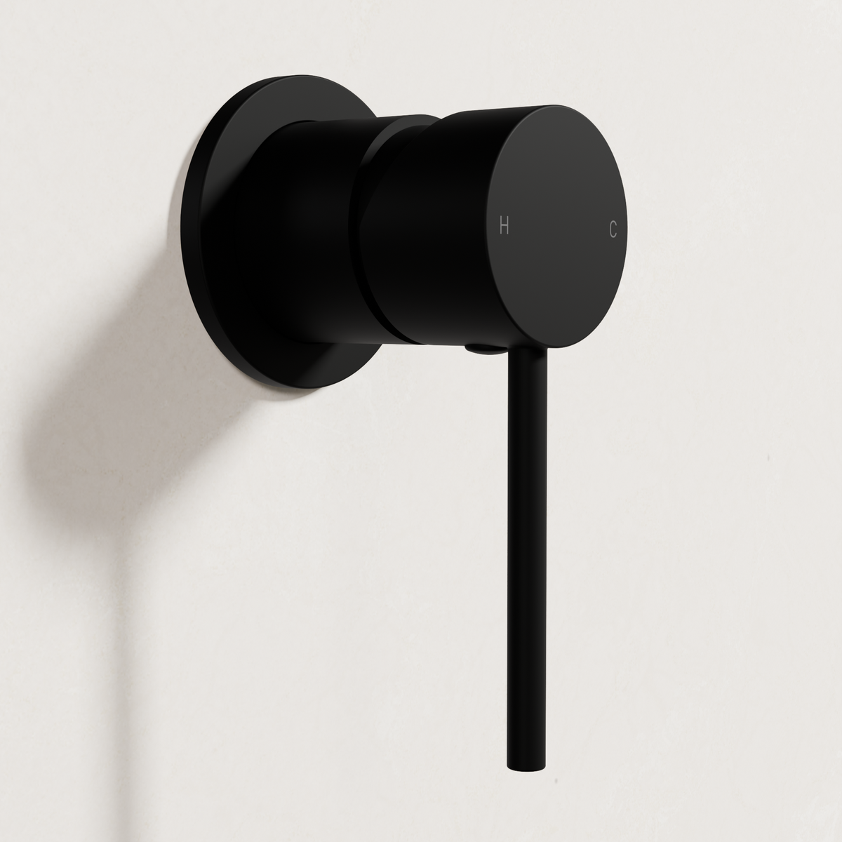 Ovia Milan Wall Mixer in Matte Black (2/3)