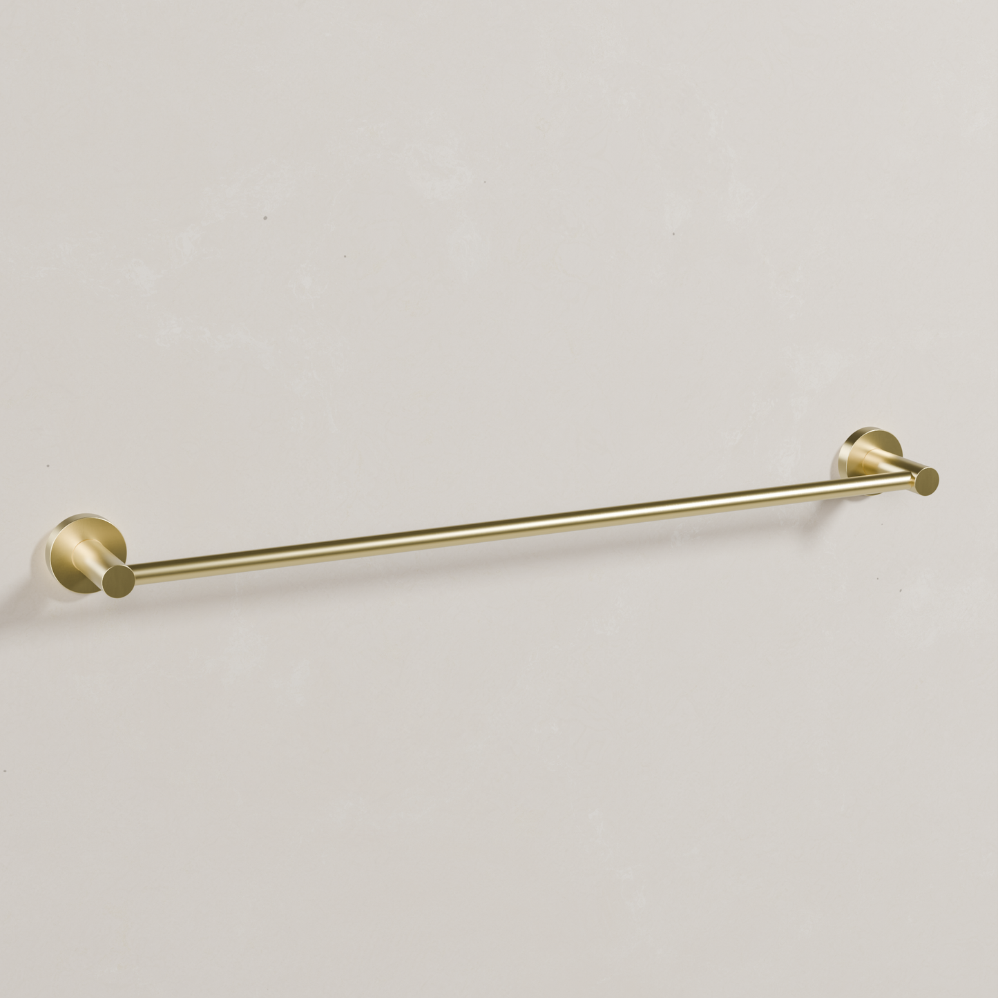 Ovia Milan 600mm Single Towel Rail in Brushed Gold (1/5)