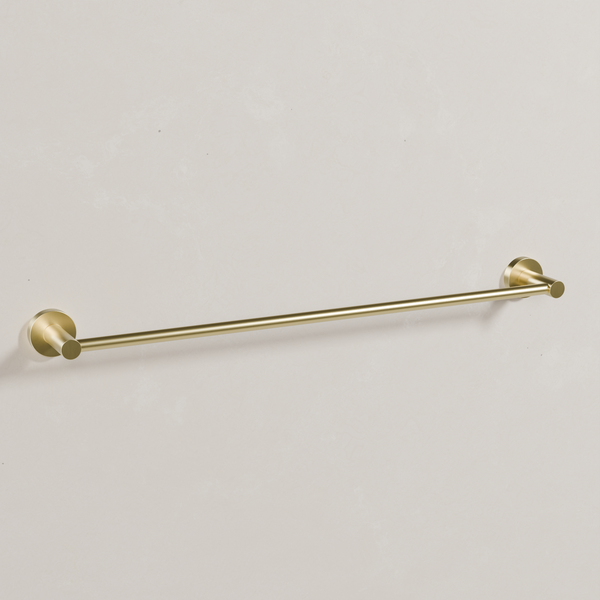 Ovia Milan 600 Single Towel Rail Brushed Gold