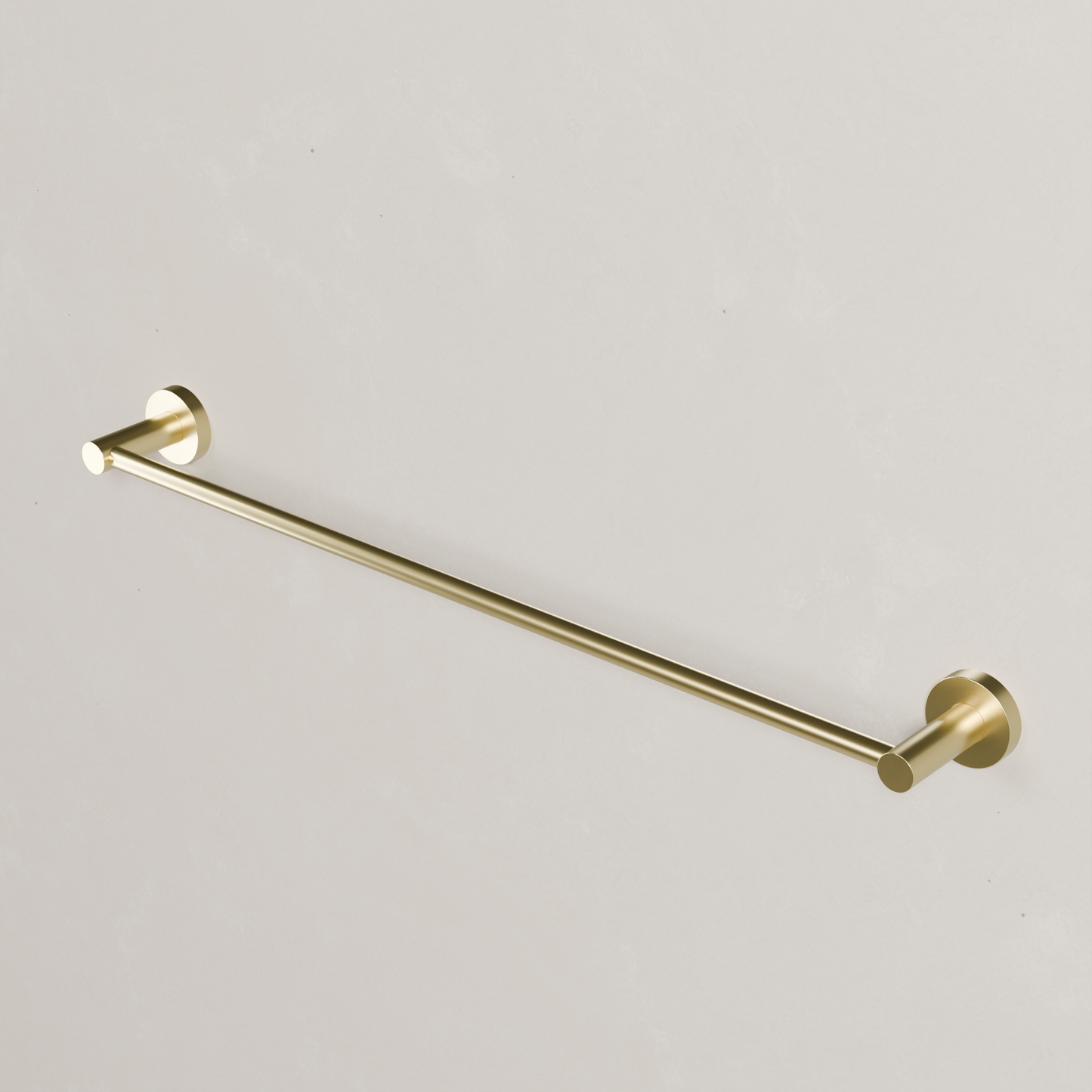 Ovia Milan 600mm Single Towel Rail in Brushed Gold (2/5)