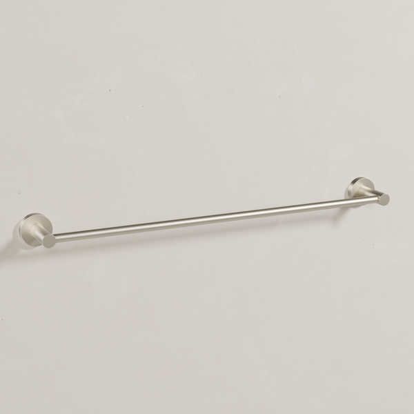 Ovia Milan 600 Single Towel Rail Brushed Nickel