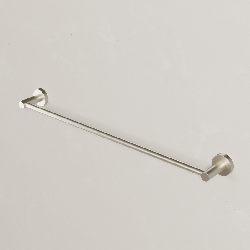 Ovia Milan 600mm Single Towel Rail in Brushed Nickel (2/5)
