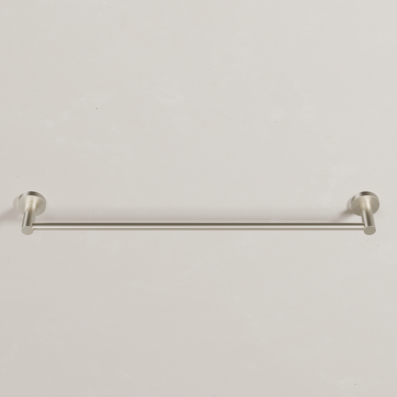Ovia Milan 600mm Single Towel Rail in Brushed Nickel (3/5)