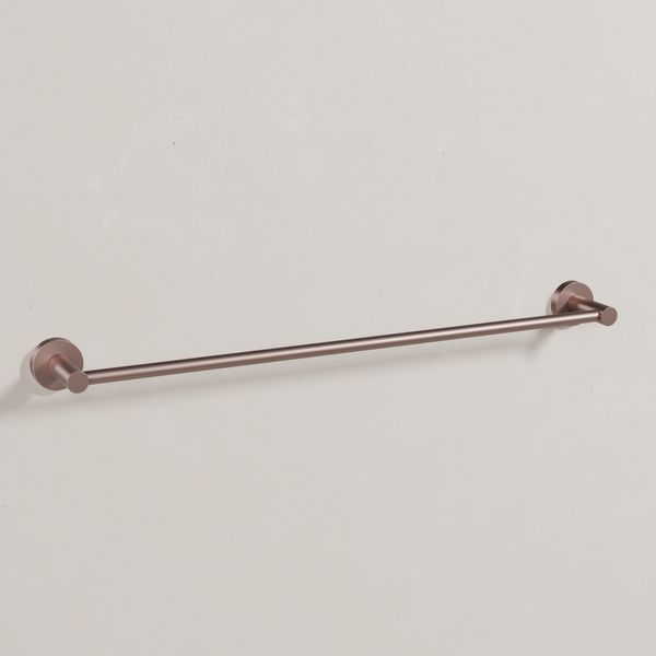 Ovia Milan 600 Single Towel Rail Champagne