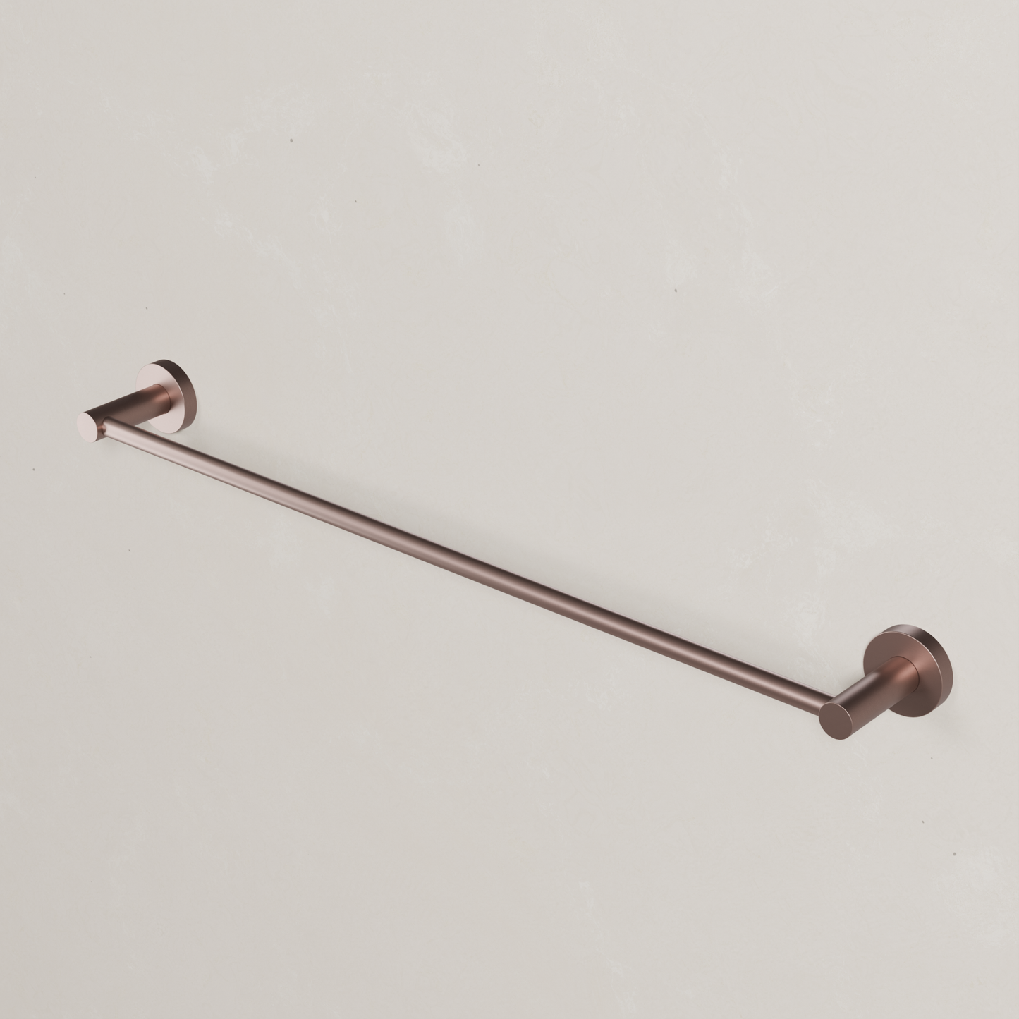 Ovia Milan 600mm Single Towel Rail in Champagne (2/5)