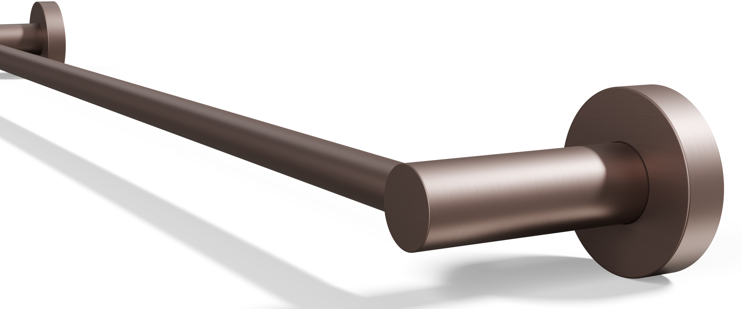 Ovia Milan 600 Single Towel Rail Champagne — material