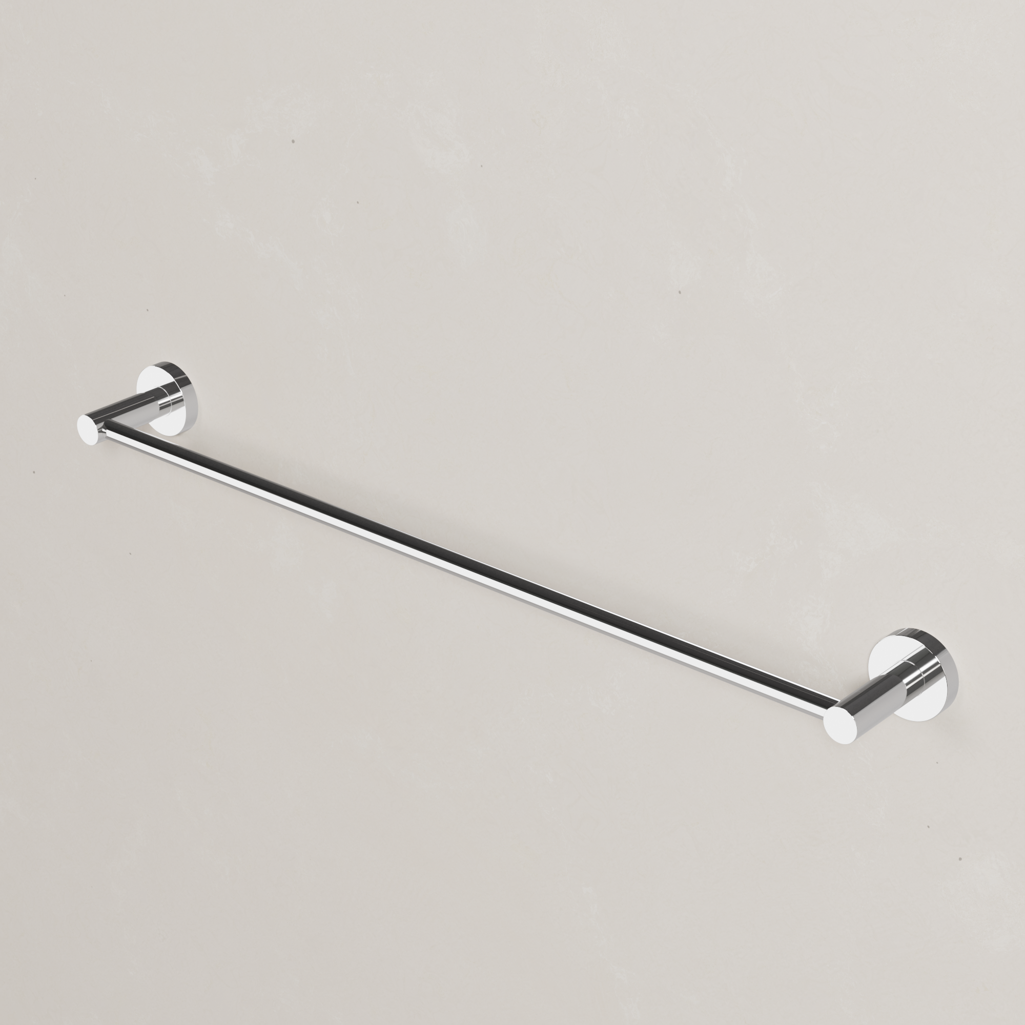Ovia Milan 600mm Single Towel Rail in Chrome (2/5)