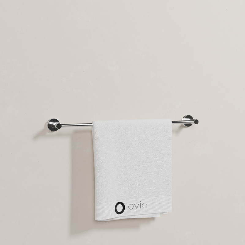 Ovia Milan 600mm Single Towel Rail in Chrome (4/5)