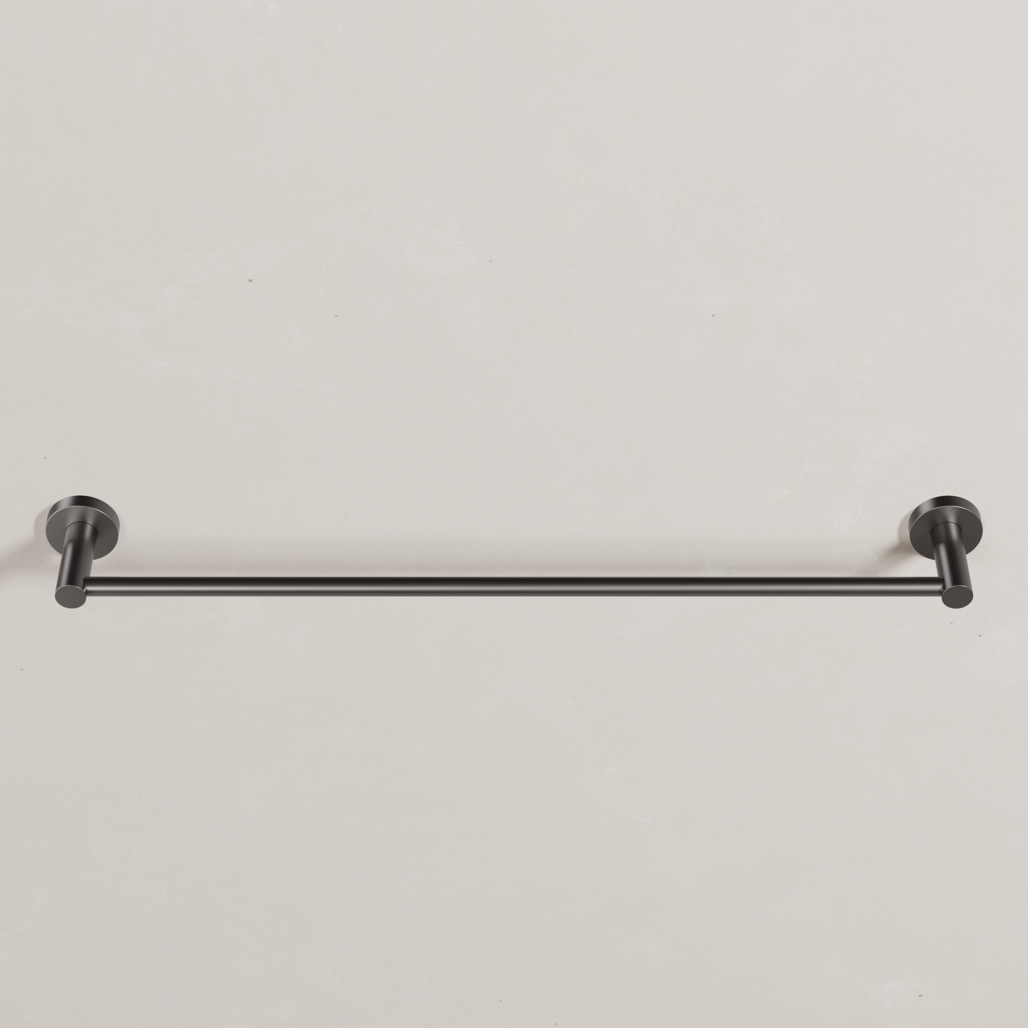 Ovia Milan 600mm Single Towel Rail in Gun Metal (3/5)