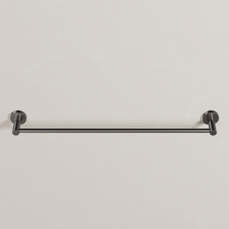 Ovia Milan 600mm Single Towel Rail in Gun Metal (3/5)