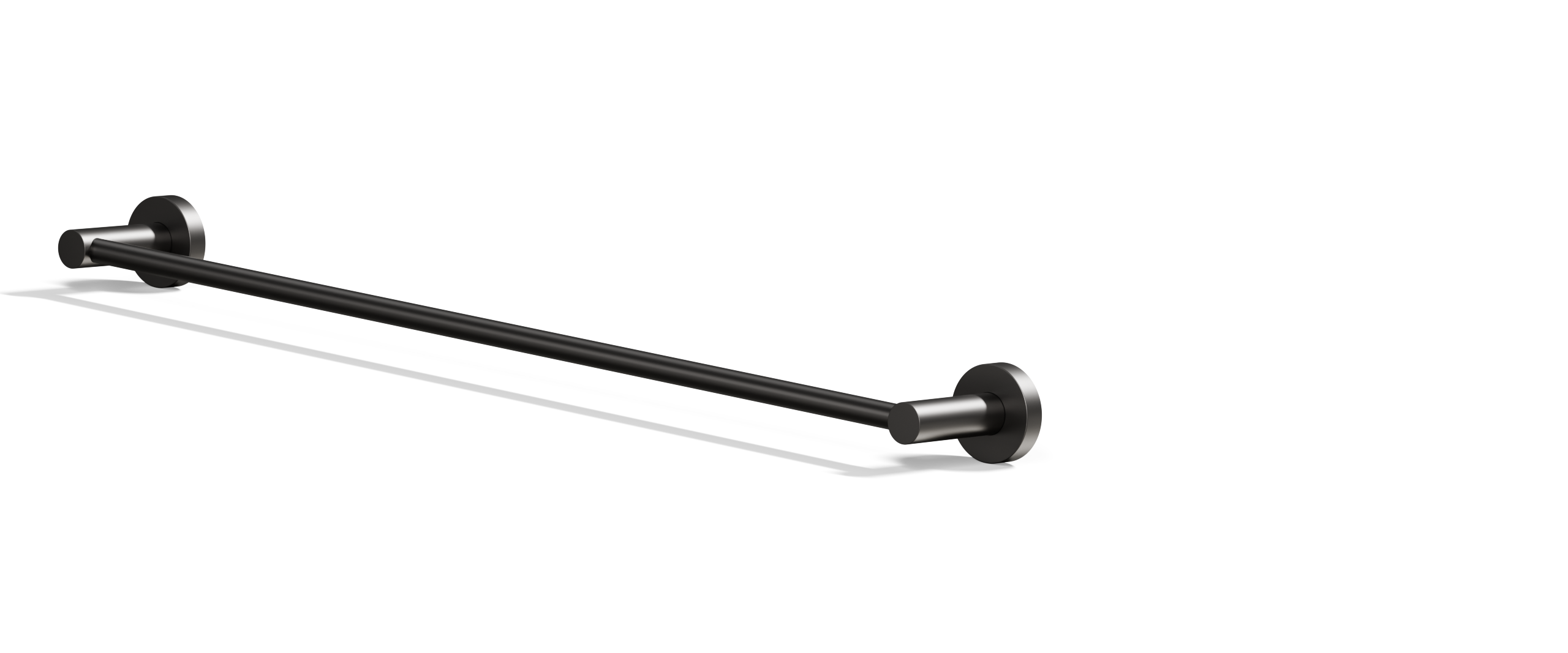 Ovia Milan 600 Single Towel Rail Gun Metal — detail