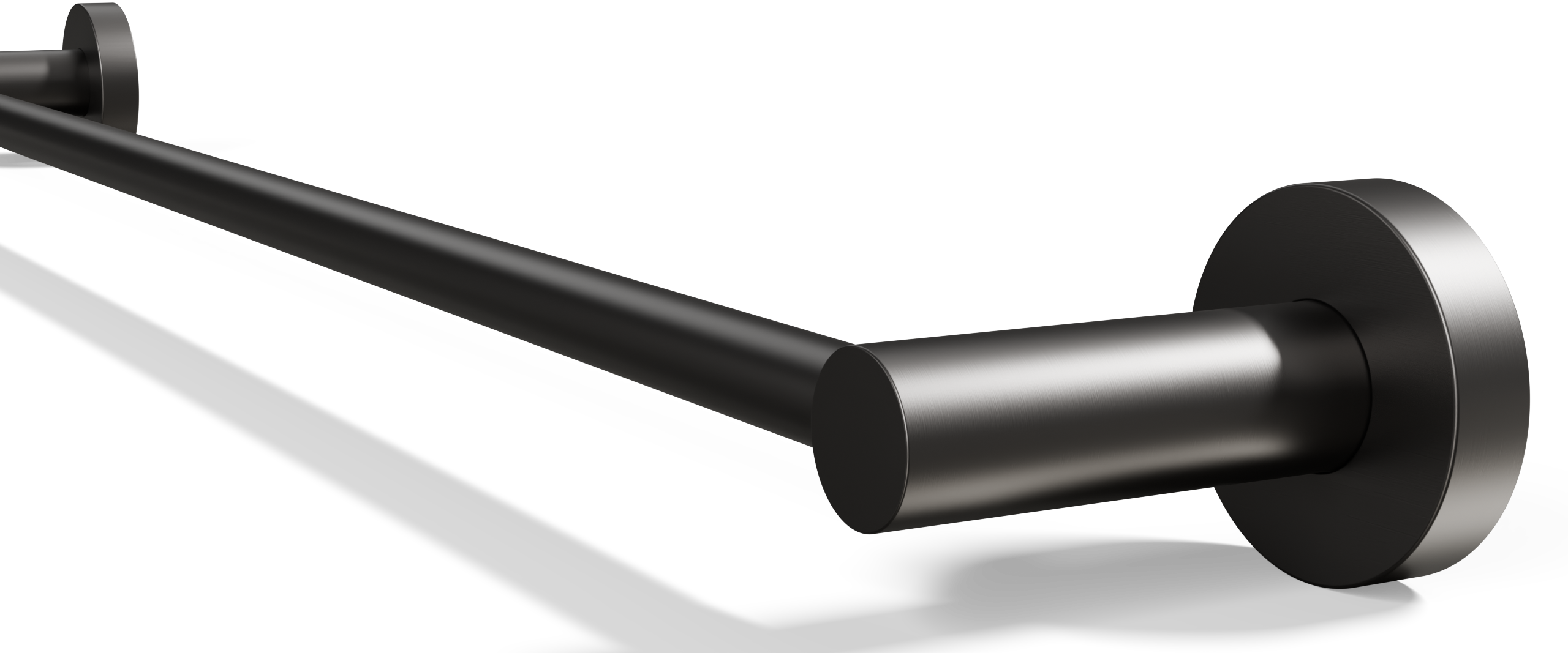 Ovia Milan 600 Single Towel Rail Gun Metal — material